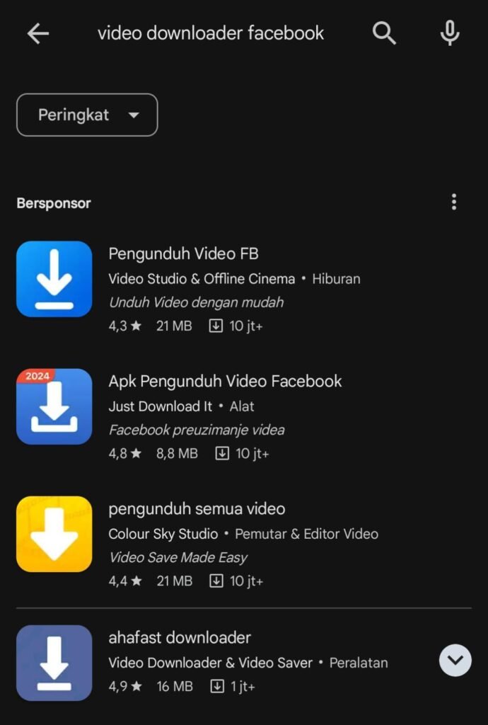 Cara Download Video Dari Facebook Hp dan Laptop